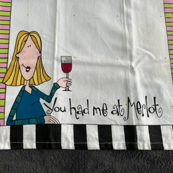 Women's Gift Set: 2 Dishtowels and Post-It Notes - Picture 2 of 5